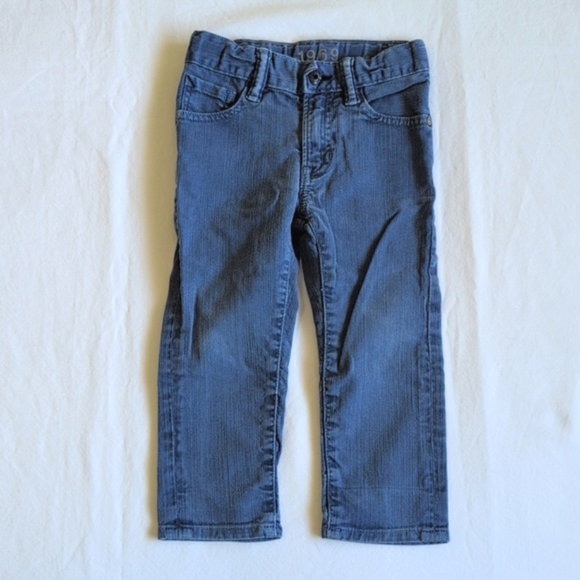 babyGap 1969 skinny fit blue denim jeans 2T toddler boys - Picture 2 of 9